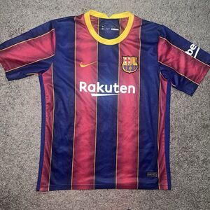 Nike Barcelona Soccer Jersey Women’s 2020-2021 Home Football Shirt Size S